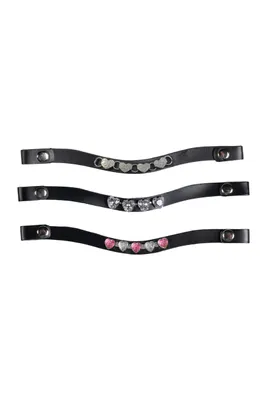 Produktbild von HKM Stirnbänder Hobby Horse 3er Set rosa/silber 140703871.0001
