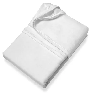 Zdjęcie produktu dla Wodoodporny pokrowiec na materac, antyalergiczny, wykonany w 100% z bawełny, o wymiarach 180 x 200 cm