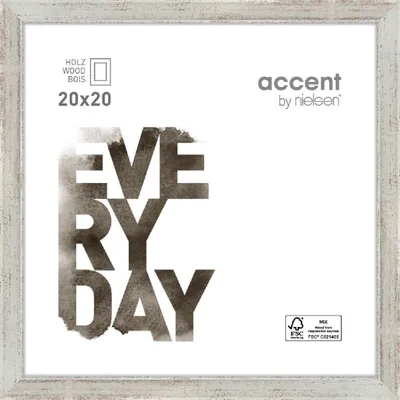 Immagine prodotto di Cornice Nielsen in legno Zoom 20x20 cm argento