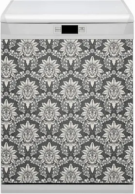 Produktbild von Geschirrspüle Magnet für Spülmaschine Magnetmatte Küche Magnete Dekorative 60x80 cm - Damascen -Muster