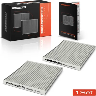 Obrázok produktu pre Frankberg 2x filter vzduchu v kabíne s aktívnym uhlím pre Toyota Avensis notchback Corolla kombi T25