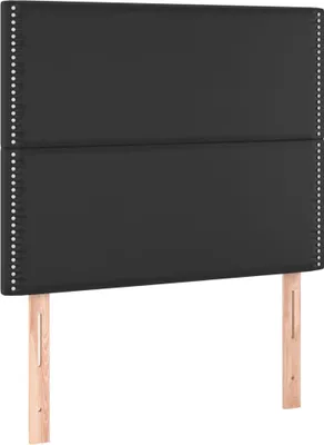 Obrázok produktu pre vidaXL Čelo postele čierne 90x5x118/128 cm Imitácia kože