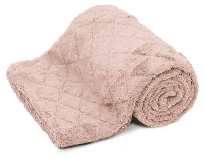 Produktbild von ARÔME HOME Mikroflanell-Decke Linea Rosa, 150 × 200 cm, 220 g/m²