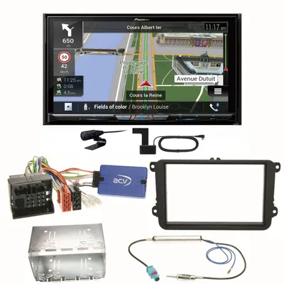 Produktbild von Pioneer AVIC-Z930DAB Bluetooth DAB+ Einbauset für Golf 5 6 Passat 3C B7 Touran