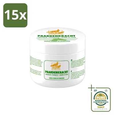 Imagen del producto de 15 unidades de crema corporal Goldline Pferdekraft, para cuidado y bienestar, 250 ml, pack ahorro