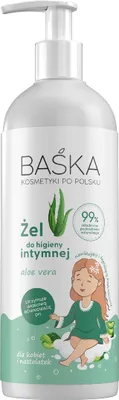 Obrázek produktu pro BAŚKA Gel pro intimní hygienu – Aloe vera 400 ml