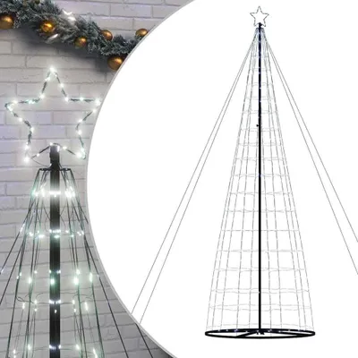 Imagen del producto de vidaXL Árbol de Navidad LED, 1534 luces, blanco frío, 500 cm