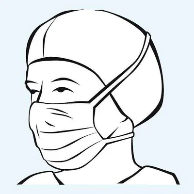 Produktbild von Foliodress mask Comfort special Op-Maske grün 50 St