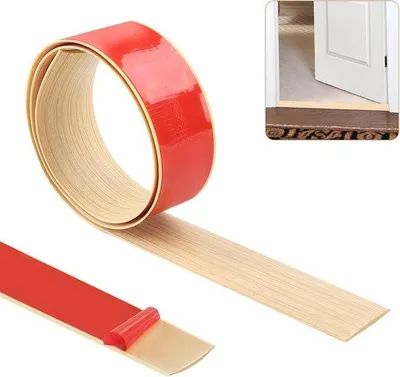 Productafbeelding van Drempelstrip voor Vloerovergangen - Zelfklevend PVC Laminaatprofiel