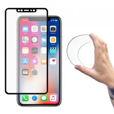 Produktbild von Tempered Glas Wozinsky für Apple iPhone X/iPhone XS/iPhone 11 Pro - Schwarz KP9794