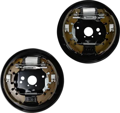 Produktbild von Bremsenkit vormontiert auf Ankerplatten links rechts Fiat Panda