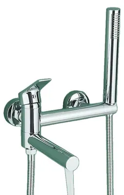 Produktbild von Badewannenarmatur, Wandmontage, Einhebelsteuerung, Chrom