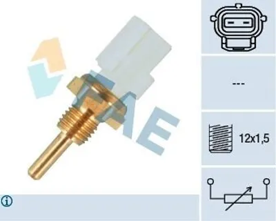 Produktbild von FAE 33255 Kühlmitteltemperatursensor für TOYOTA Yaris Schrägheck (P9) passend für PEUGEOT 107 Schrägheck (PM, PN) für CITROËN C1 (PM, PN) für MAZDA