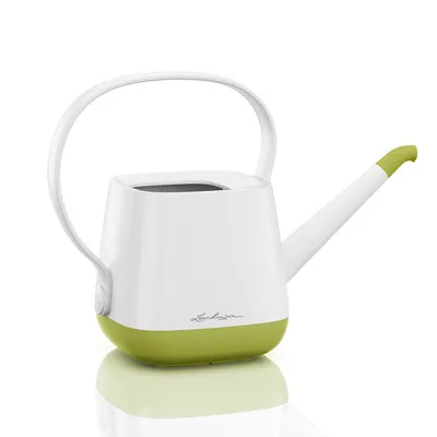 Produktbild von LECHUZA-Zubehör YULA Gießkanne 1,7 Liter Weiß Grün Seidenmatt | Gießkanne mit 1,7 Liter Fassungsvermögen | matte Oberfläche | 13870