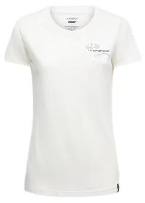 Zdjęcie produktu dla Koszulka Climb Flower T-Shirt W, Chalk/Limestone, M, ZACT199W04B53M, Koszulka wspinaczkowa damska - La Sportiva