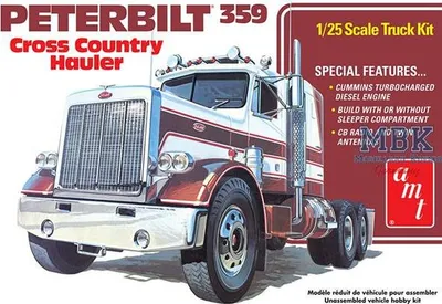 Obrázek produktu pro AMT AMT1477 Peterbilt 359 Cross Country Hauler 1:25