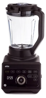 Zdjęcie produktu dla Braun JB 9040, Blender stołowy, Funkcja pulse, Rozgniatacz do lodu, 1 m, 1600 W, Czarny