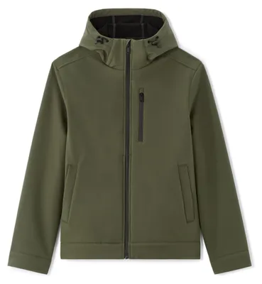 Produktbild von Celio Nucrosho Softshell Jacke wasserabweisend mit Kapuze und Reißverschlusstaschen XL