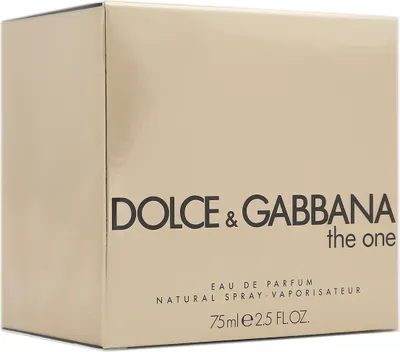 A box of Dolce & Gabbana The One Eau de Parfum.