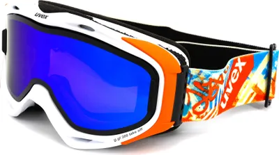 Produktbild von UVEX g.gl 300 TO White/Orange Skibrille + Wechselscheibe Blau Ski Snowboard