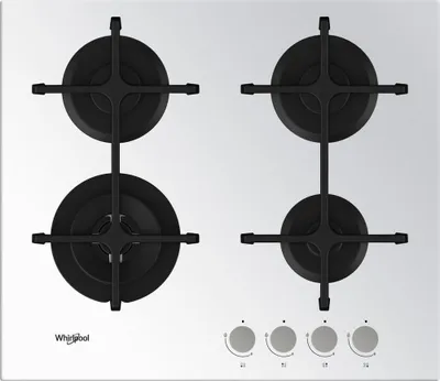 Immagine prodotto di Whirlpool GOA 6423/WH Piano Cottura da Incasso Gas 4 Fornelli Bianco