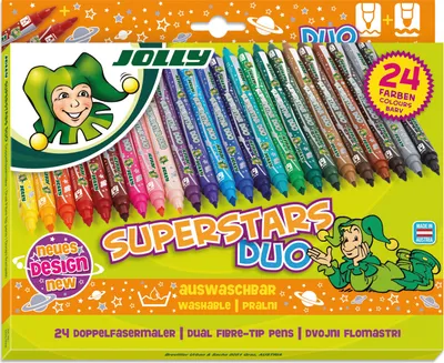 Produktbild von JOLLY Faserschreiberetui 24St Duo 0 0 0