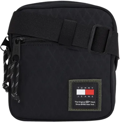 Immagine prodotto di Tommy Jeans, borsa a tracolla da uomo, modello Reporter, piccola, colore nero, taglia unica