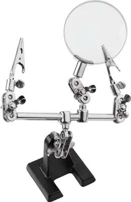 Image de Outil de soudage "troisième main" avec loupe - outil de précision pour les travaux manuels délicats