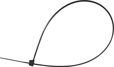 Produktbild von ViVanco™CT 4.8/368 B, Abreißbarer Kabelbinder, Nylon, Schwarz, 368 mm, 4,8 mm, 450 mm