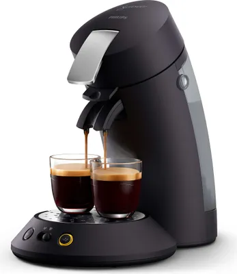 Produktbild von Philips Senseo® Original Plus Kaffee Pad Maschine, aus recyceltem Plastik, Schwarz (CSA220/69)