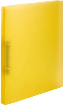 Obrázok produktu pre Krúžkový zakladač A4 2 krúžky 25 mm priesvitný žltý balenie 3 ks