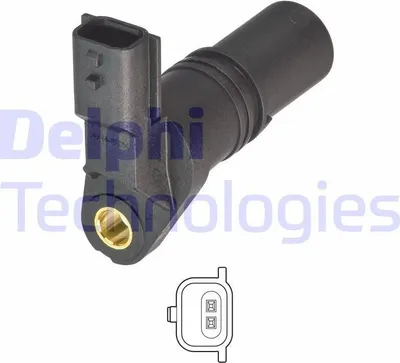 Produktbild von DELPHI SS12303-12B1 Kurbelwellensensor Impulsgeber für NISSAN Qashqai / Qashqai +2 I (J10, NJ10)