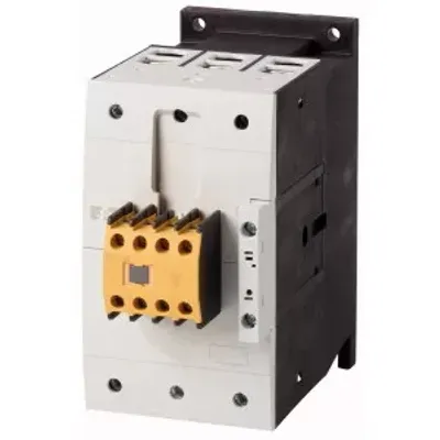 Produktbild von Eaton Sicherheitsschütz, 380 V 400 V: 45 kW, 2 S, 2 Ö, 230 V 50 Hz, 240 V 60 Hz, Wechselstrombetätigung, Schraubklemmen, Mit Spiegelkontakt. 191750