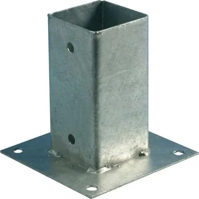 Produktbild von Fundamentstück für Gartenpfosten mit Schraubbasis 70x70mm, Höhe 150mm - 10 Stück