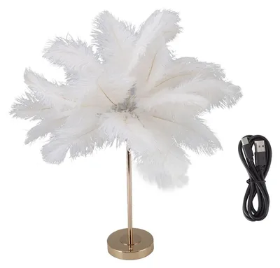 Touch-Tischlampe, USB-LED, 3 Farben dimmbar, 52 cm, Eisen
