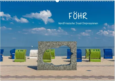 Produktbild von Föhr - Nordfriesische Insel Impressionen (Wandkalender 2025 DIN A2 quer), CALVENDO Monatskalender
