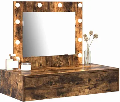 Obrázok produktu pre vidaXL Toaletný stolík so zásuvkami hnedý 83 x 40 x 70 cm Materiál na báze dreva