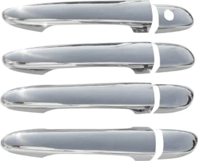 Produktbild von Türgriff Blende Türgriffkappen für Mazda 2 2007-2025 4-Tür Edelstahl Silber 4tlg