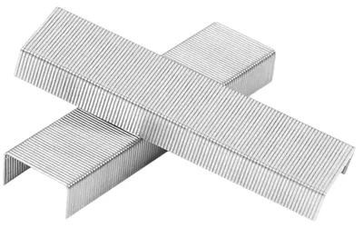Produktbild von topolenashop Heftklammern 3000 Stück, 8/4 mm, Silber, für manuelle Heftgeräte, 2-15 Blatt, Bürobedarf