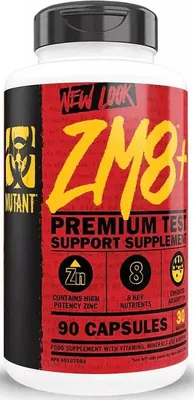 Produktbild von Mutant Mutant ZM8+ (90 Caps) Unflavored - Vitamine, Mineralien & Gesundheit - Vitamine & Mineralien-Komplex