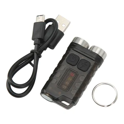 Obrázek produktu pro Svítilna na klíče,mini svítilna na klíče,USB svítilna na klíče,mini dobíjecí svítilna,světlo na klíče,malá svítilna
