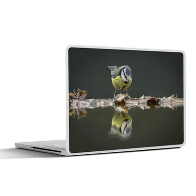 Produktbild von MuchoWow® Laptop Aufkleber Sticker Cover Vogel - Wasser - Spiegelung 36.5x27.5 cm - Laptop-Sticker