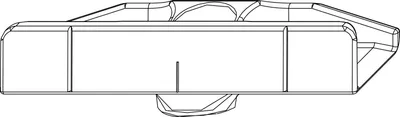 Image de MACO Gâche 12 lisse, feuillure Euro 18, 9V, v. de position, v. obl. (34963)