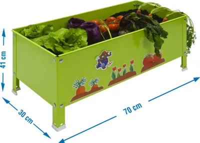Zdjęcie produktu dla SIMONGARDEN URBAN KID Ogród miejski 410x700x300 ZIELONY – 60 l