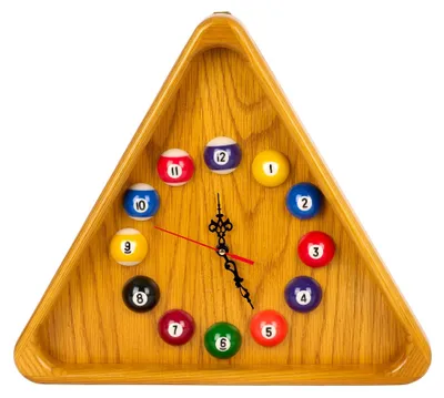 Produktbild von Sportime Quarz-Wanduhr "Billard"