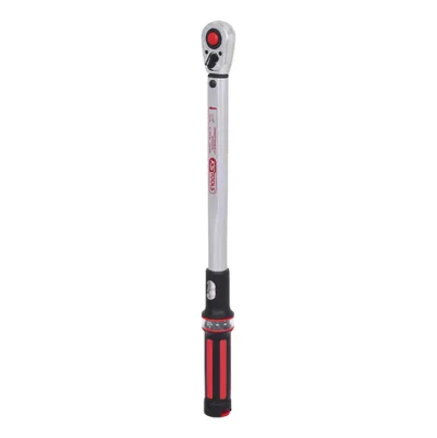 Produktbild von KS Tools 1/2" ERGOTORQUE®precision Ratschen-Drehmomentschlüssel, 40-200Nm, rot