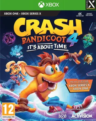 Zdjęcie produktu dla Activision Crash Bandicoot 4: It’s About Time!, Xbox One, E10+ (powyżej 10 lat), Nośnik fizyczny