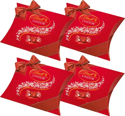 Produktbild von Lindt Schoko Kugeln aus Vollmilch Lindor Kissenpackung 325g 4er Pack