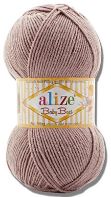 Produktbild von Alize 1x 100g Baby Best Wolle, Antipilling, Uni, Häkeln, Stricken (142)
