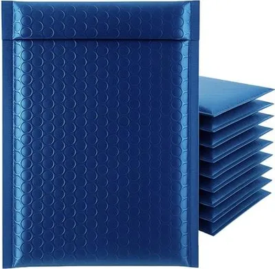 Obrázek produktu pro Obálky pro kurýrní služby, kovové, 150 x 215 mm, modré, 100 kusů